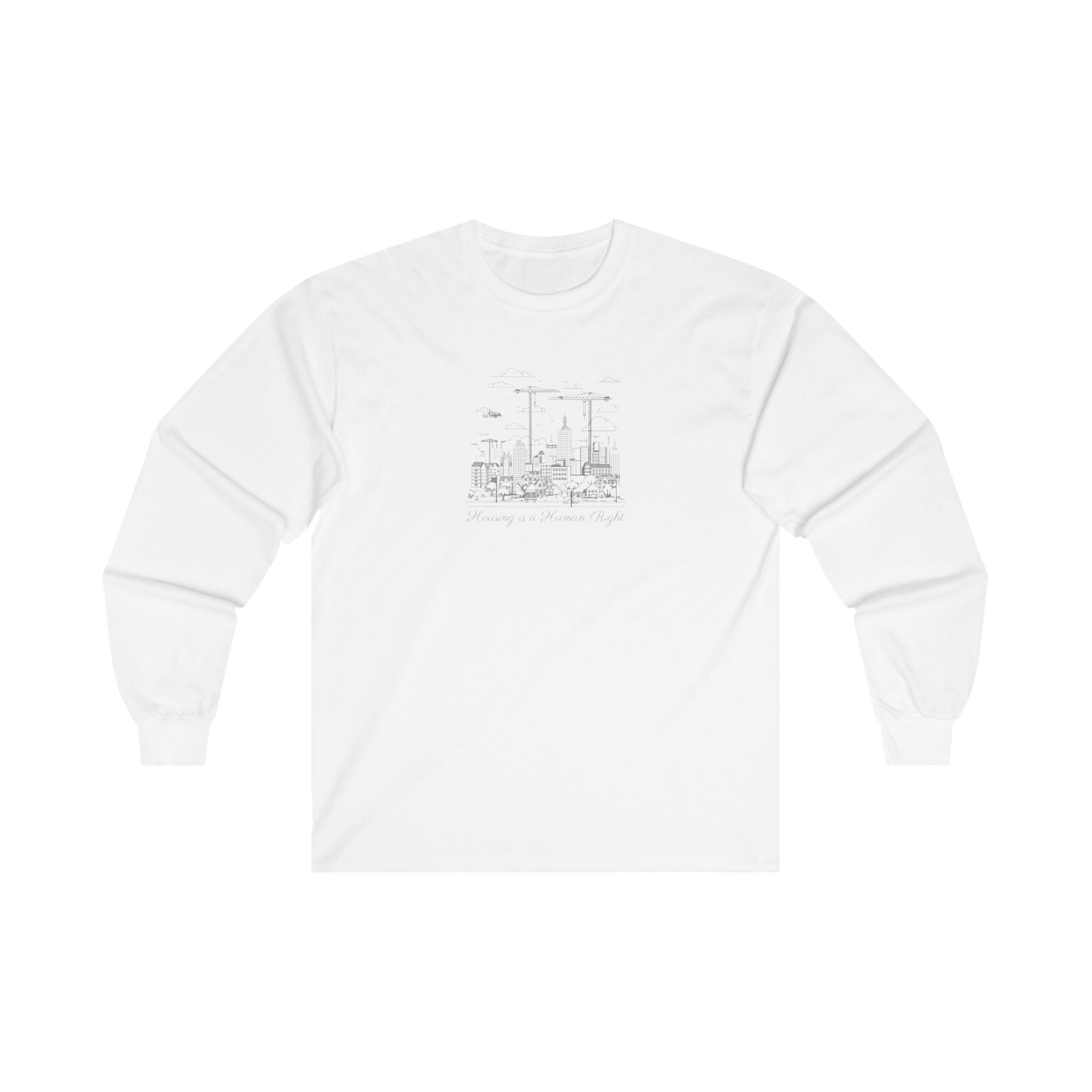 Housing Is A Human Right - Unisex Ultra Cotton Long Sleeve Tee